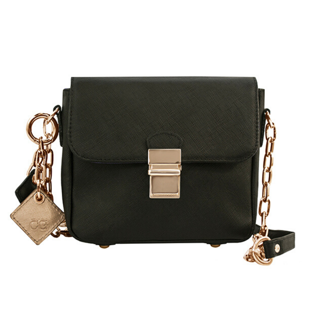 Tiny Leather Crossbody -Black (Option 2)